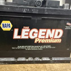 NAPA Legend Premium Car Battery – 600 CCA – Tested Good (Core Required) 