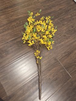 Artificial Yellow Flower Stem