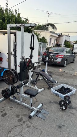 Valor Fitness Cable Machine with Attachments