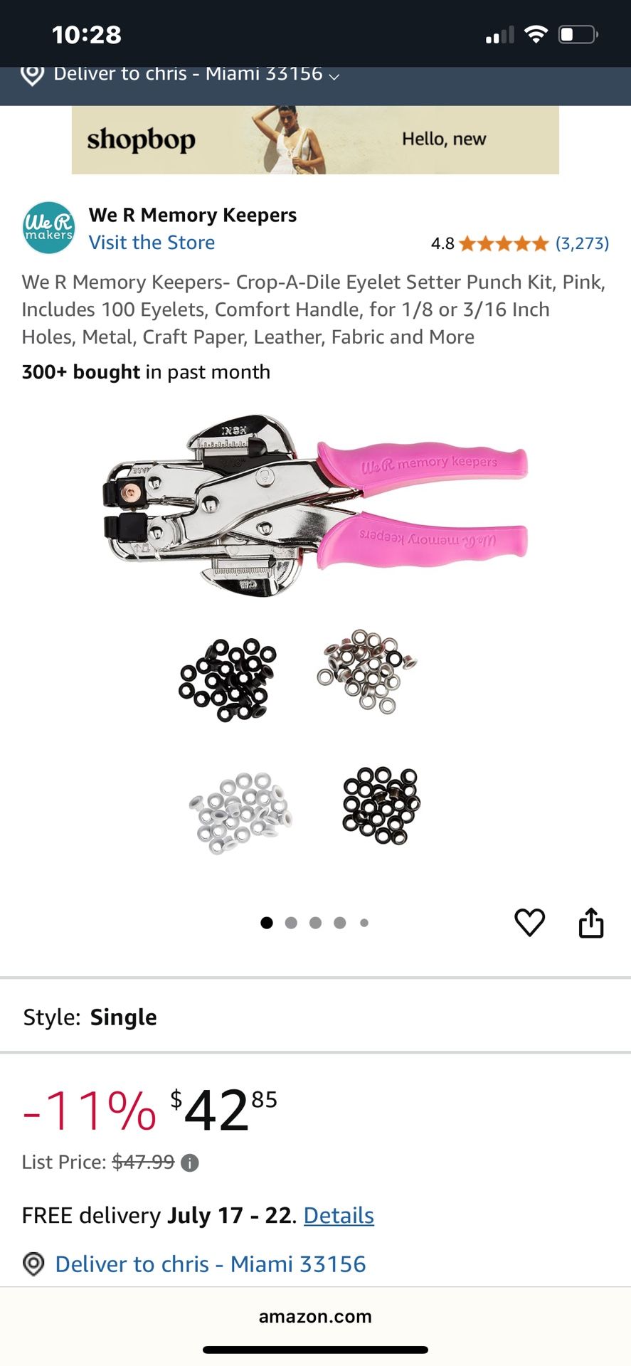 Eyelet Setter Pliers