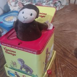Schylling  Curious George Jack In The Box, in it's original box