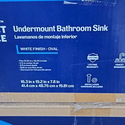 2 Undermount  bathroom sinks