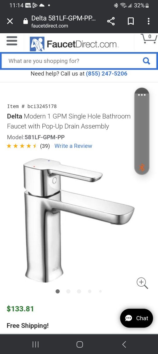Delta Single Handle Lav Faucet