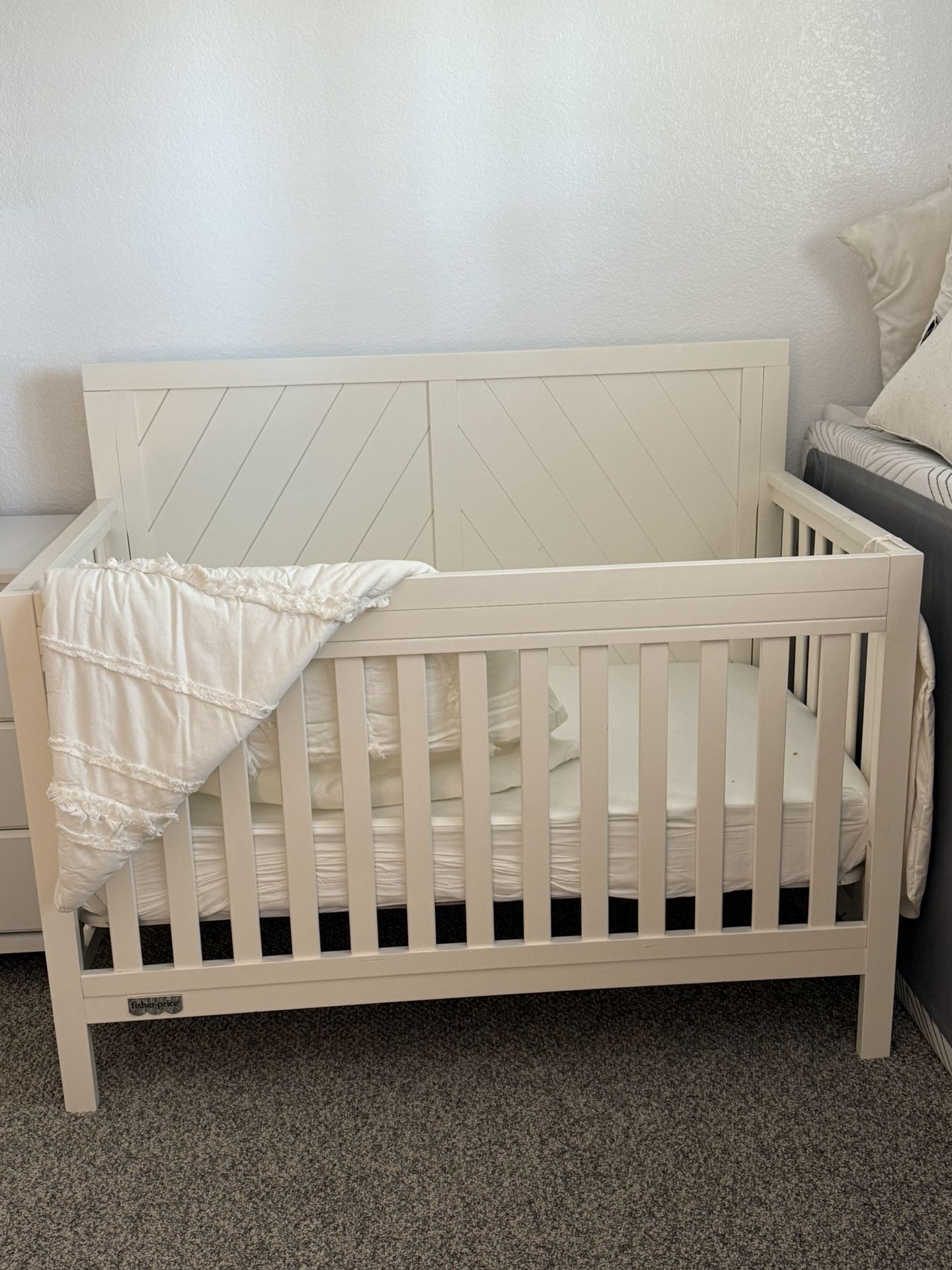Baby Crib And Mattress