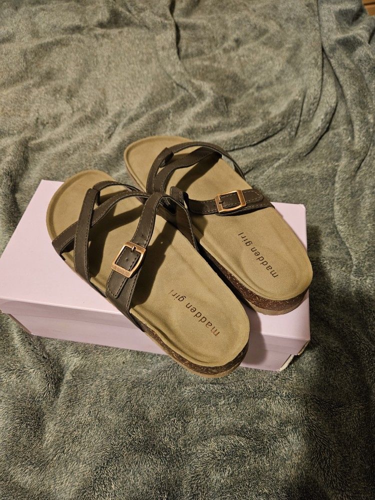 BNIB Madden Girl Sandals, Size 7