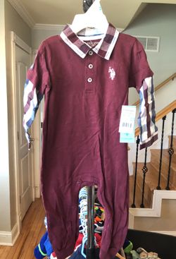 U.S polo Assoc onesie outfit