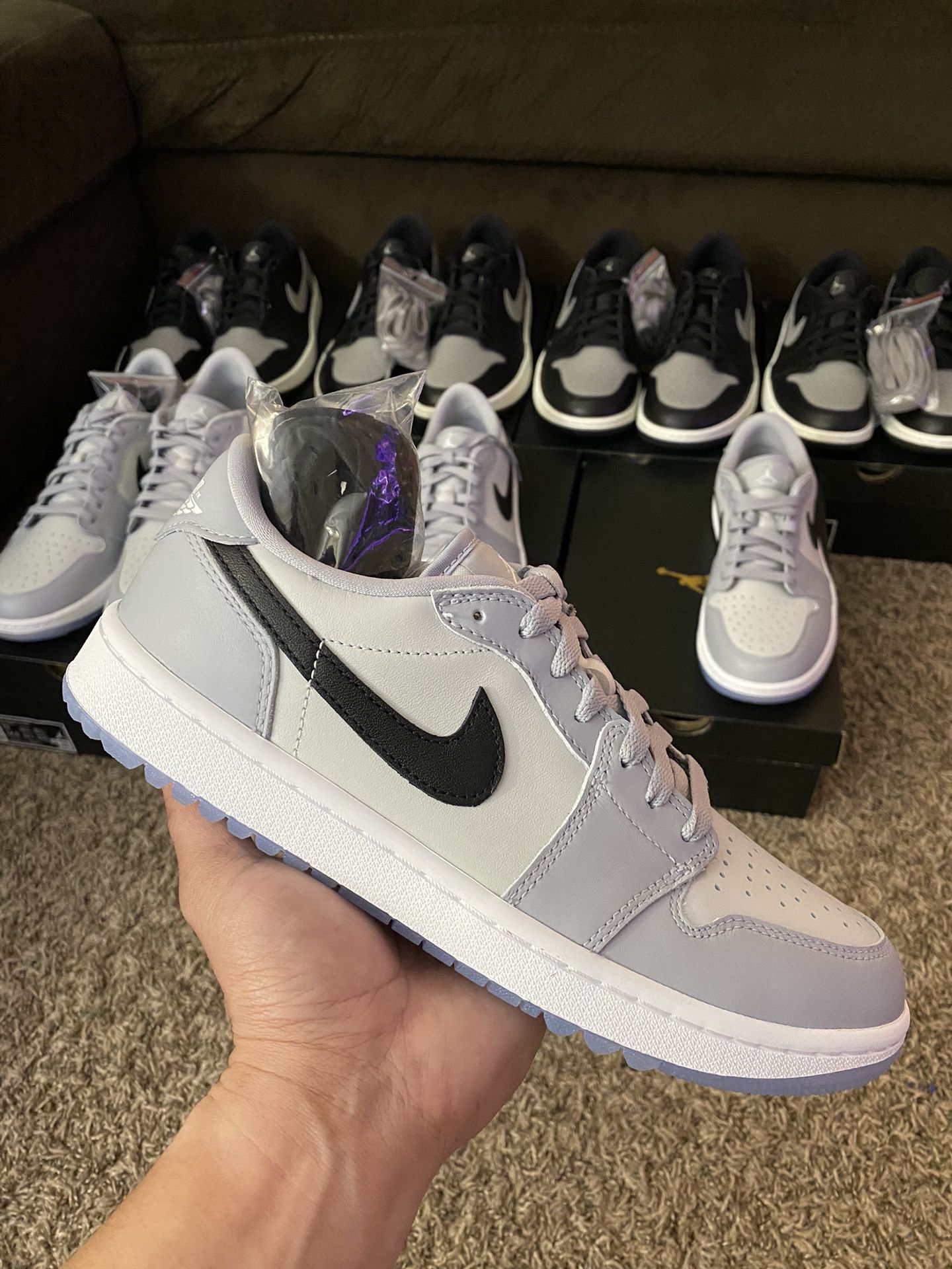Jordan 1 Retro Low Golf Wolf Grey - size 8, 13 Shadow - size 7.5, 8, 9.5,  11.5 for Sale in Imperial Beach, CA - OfferUp