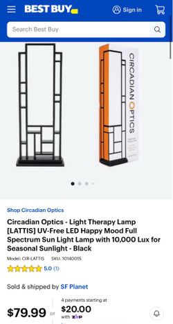 Circadian optics light