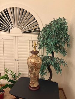 Oriental Accents tall table lamp