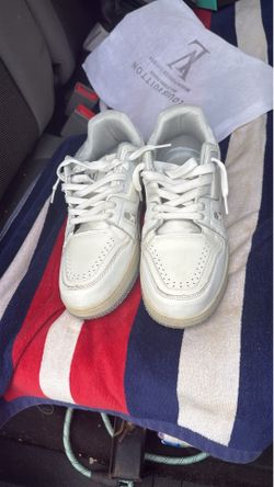 White lv shoes