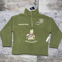 Disney Winnie The Pooh Sherpa Quarter-Zip Pullover