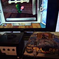 Gamecube With Controller 