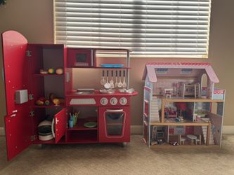 Kids Play Kitchen and Doll House