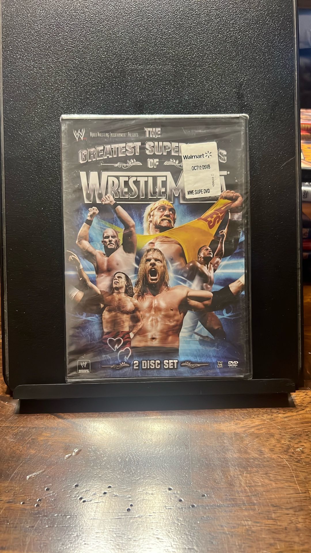 The greatest superstars of wrestlemania DVD new