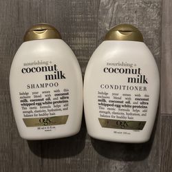 OGX Nourishing + Coconut Milk Shampoo & Conditioner Set 