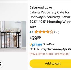 Baby & Pet Safety Gate 