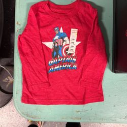 Infant Captain America Shirt