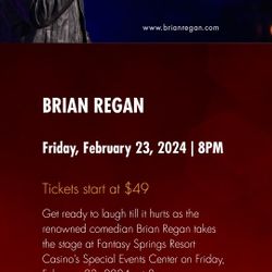 Brian Regan At Fantasy Springs  Casino Resort 