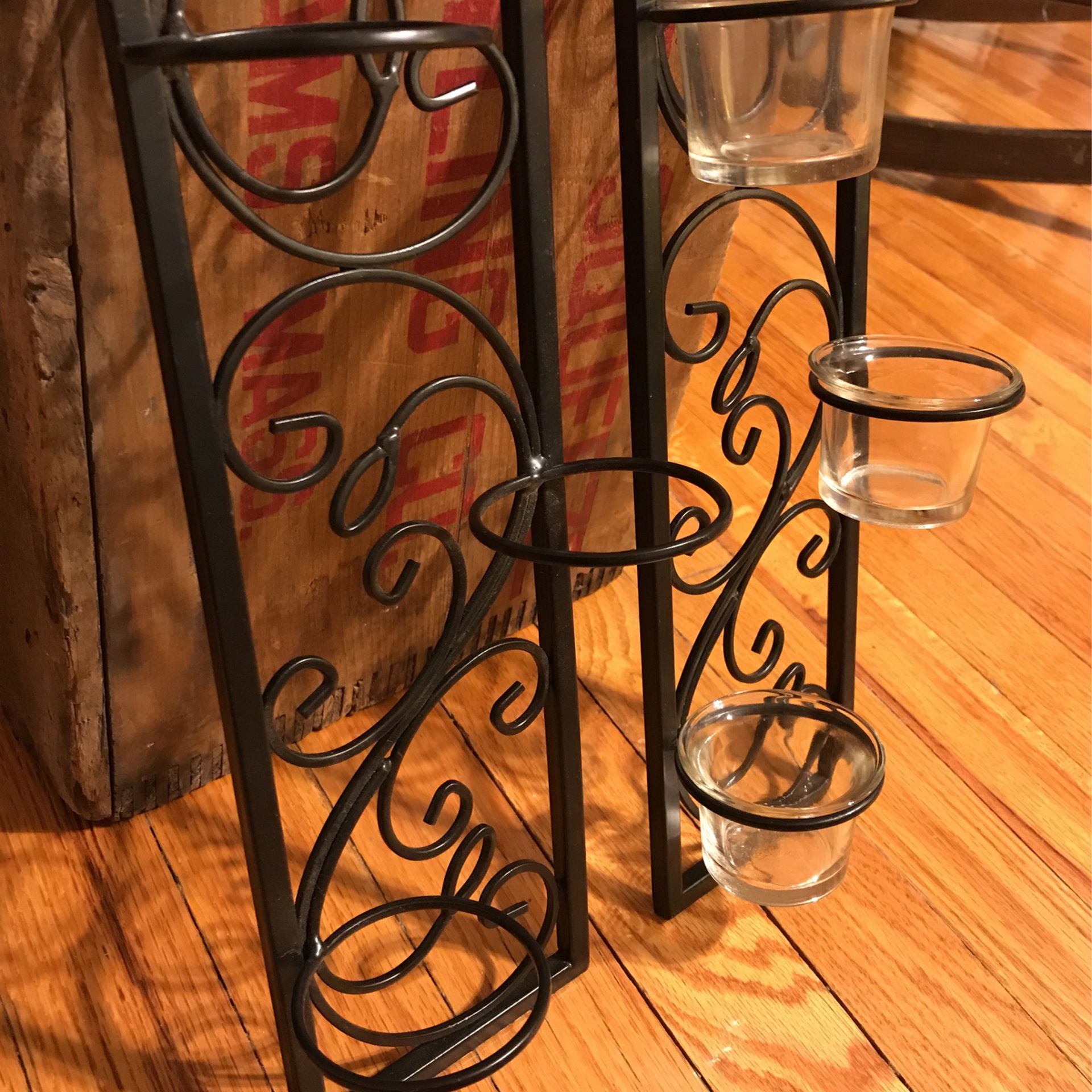 Pair Of Candle wall sconces