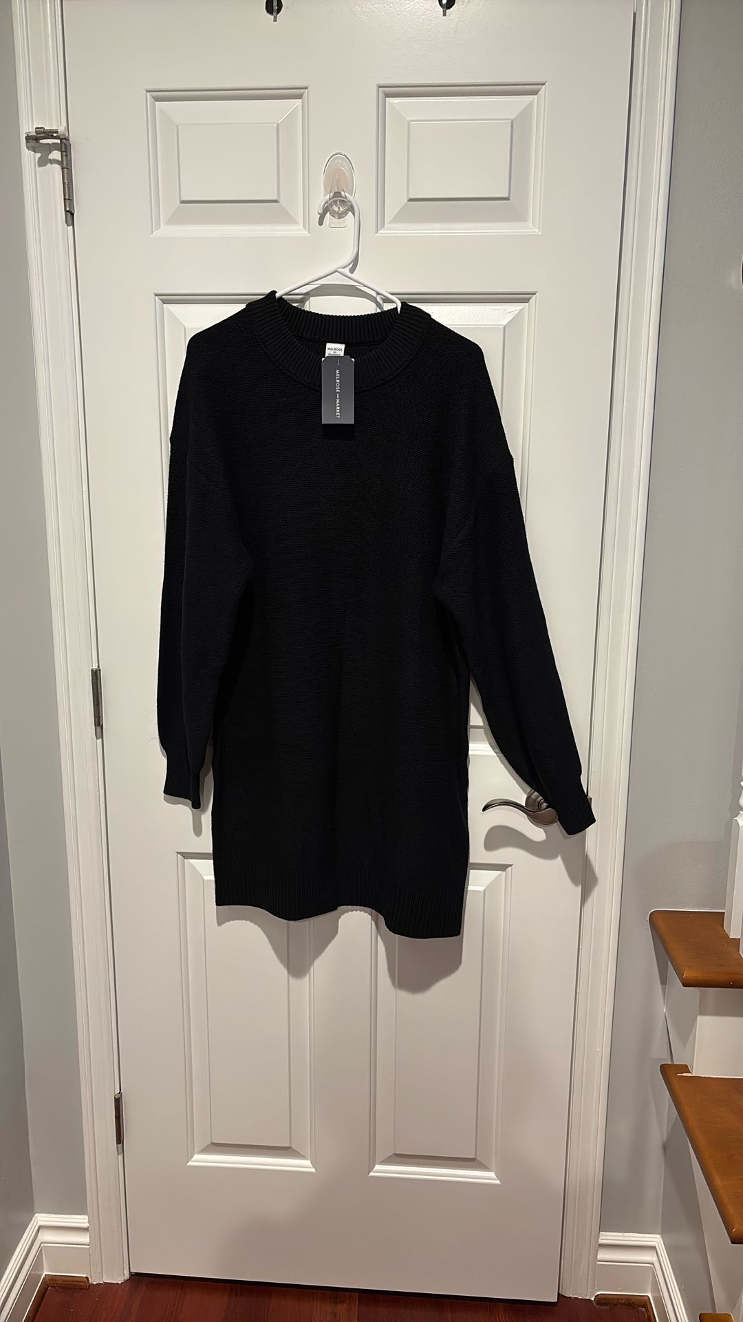Black Sweater Dress Size Large /medium