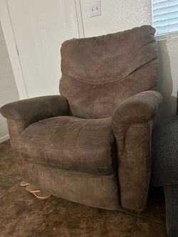 Brown Microfiber Recliner Chair