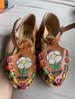 Girl Leather Huaraches