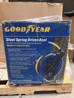 Steel spring driven reel