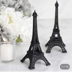 Eiffel Tower , Black, 6” 