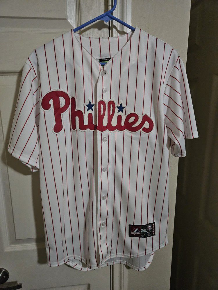 Men's Phillies Majestic Jersey  Small