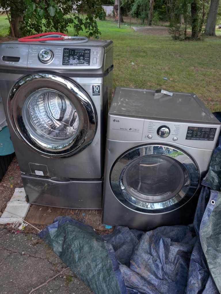 Samsung Smart WM and LG Smart Dryer