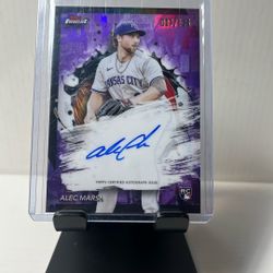 Baseball Card Alec Marsh Auto