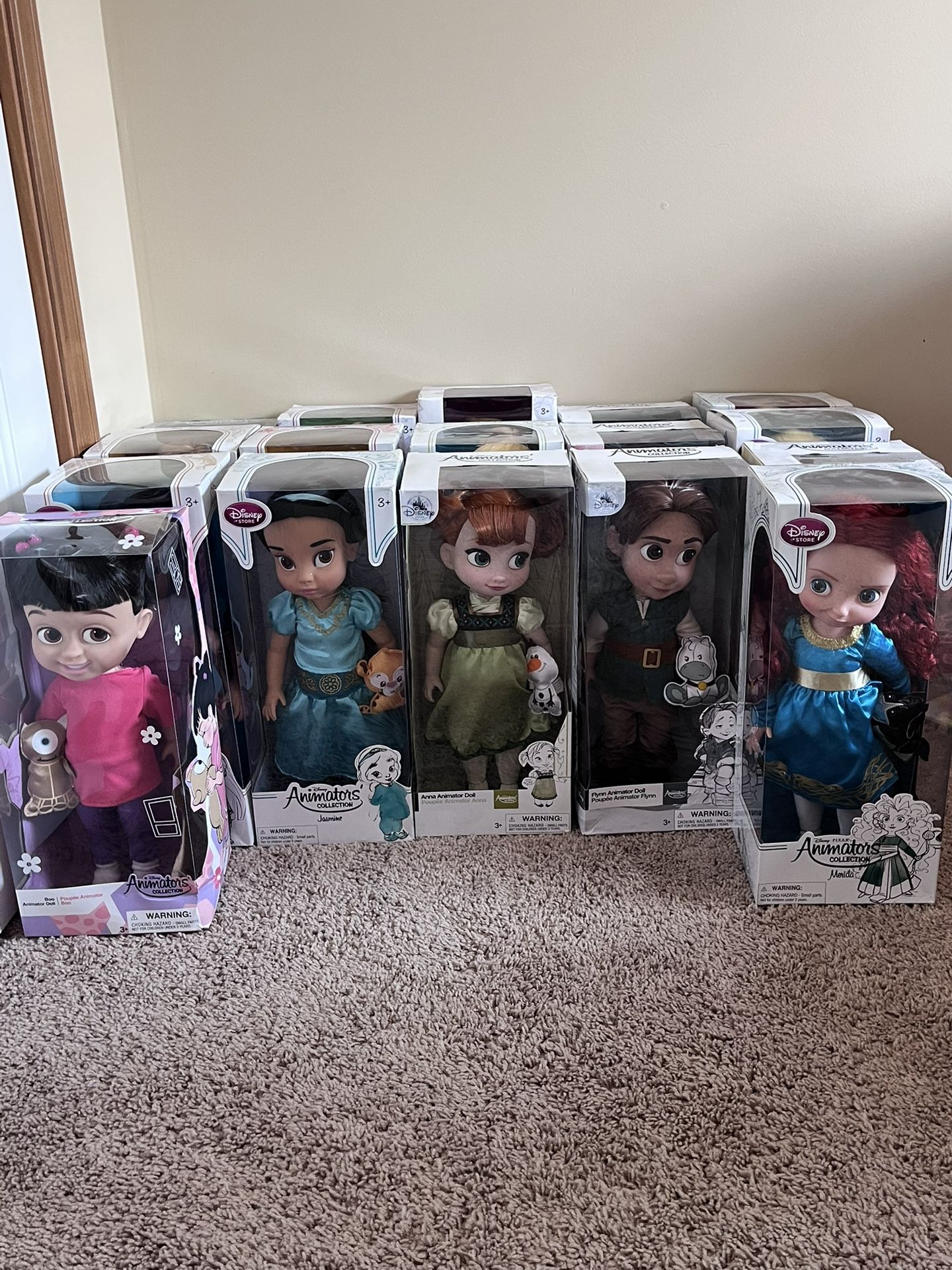 17 Disney Animators Doll Collection