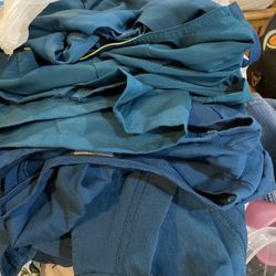 Carribean Blue/Teal Scrub Tops