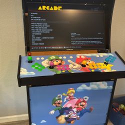 Full Size Arcade Cabinet Four Player Thousands Of Games