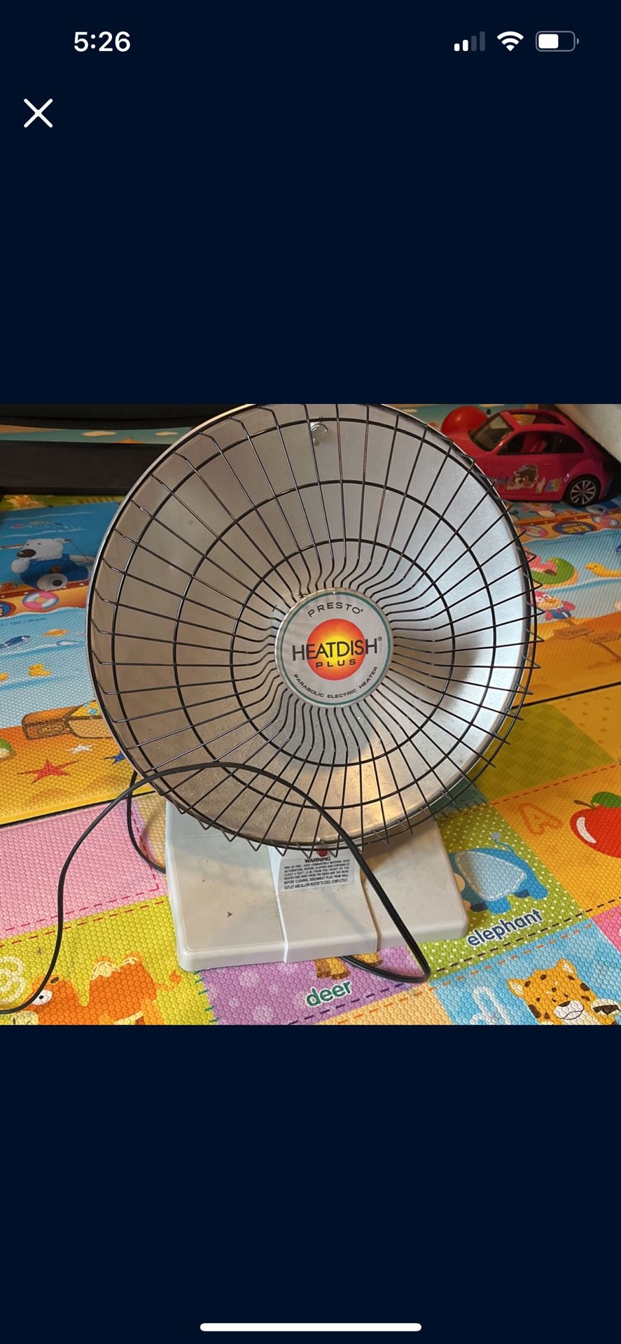 heat dish heater