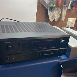 Denon Receiver And Speakers Home theatre