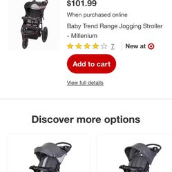 Baby Trend Ranger Stroller Like New. 