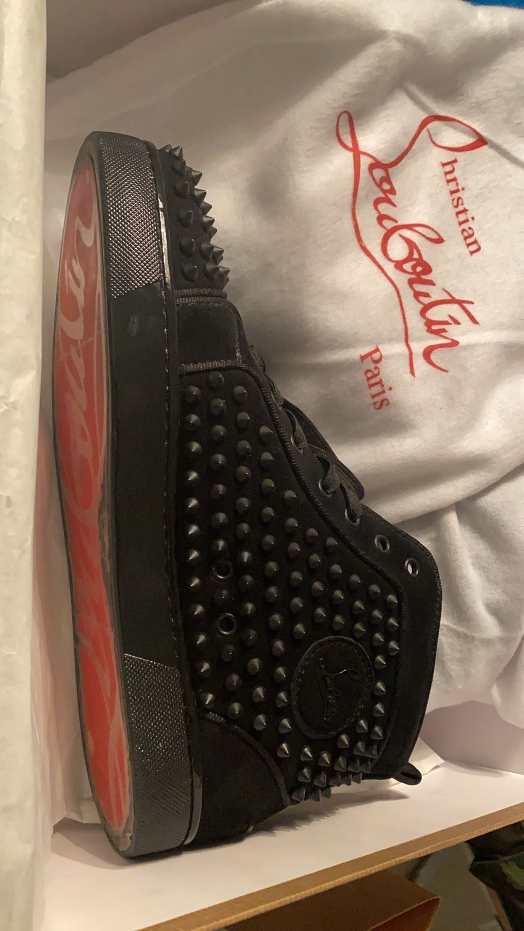 Christian Louboutin Size All Black Suede