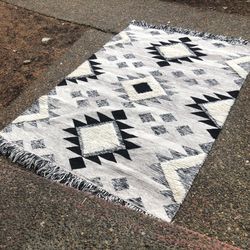 Area Carpet w/ Pad 92 Inches Long- 64 Inches Wide 