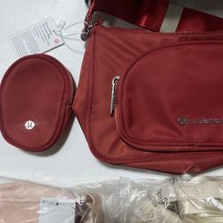 Red Lululemon bag