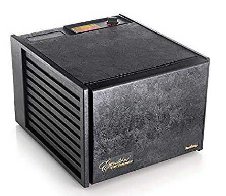 Excalibur 3900B 9-Tray Electric Food Dehydrator with Adjustable Thermostat Accurate Temperature Control 9-Tray, Black