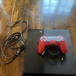 PS4 With Controller And Cables 