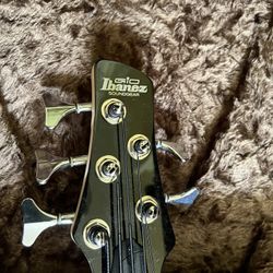 Ibanez 5 String Bass With Gator Case 