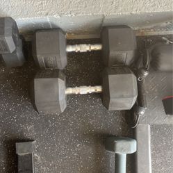 50 Lb Dumbbells 