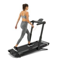XTERRA Electric Running Exercise Treadmill, Black, 265 lb (retail $600)