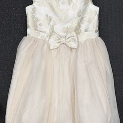 Champagne Girls Formal Dress 👗 sz 6