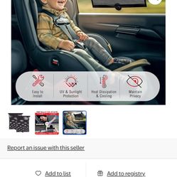 Nuby 14 Inch Car Shield