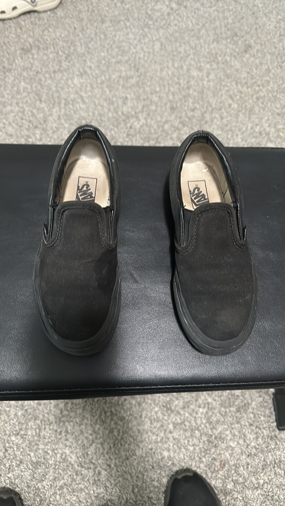 Vans Slip Ons (unisex) Size 2 Black 