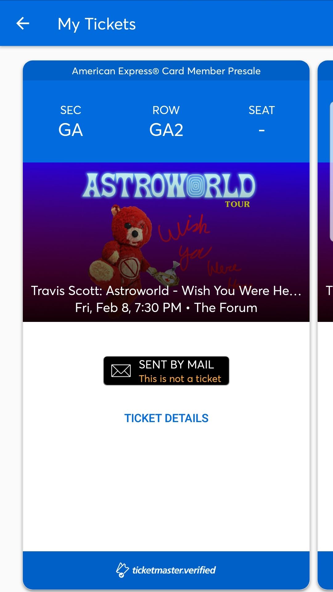 Travis Scott Astroworld Tickets at The Forum