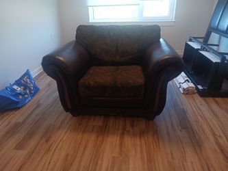 Large Plush Living Room Chair